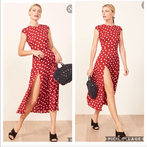 Reformation Dresses & Skirts - NWOT Reformation Gavin heart dress